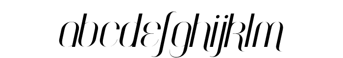FaddishOT-BoldItalic Font LOWERCASE