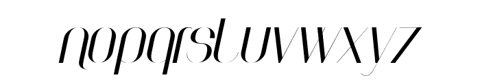 FaddishOT-BoldItalic Font LOWERCASE