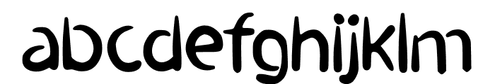 Faded Regular Font LOWERCASE