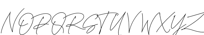 Fadeline Signature Regular Font UPPERCASE