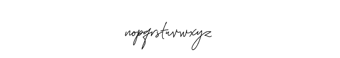 Fadeline Signature Regular Font LOWERCASE