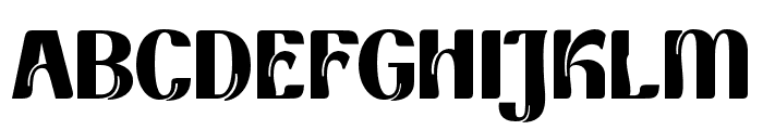 Fadetho-Regular Font UPPERCASE