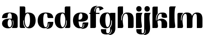 Fadetho-Regular Font LOWERCASE