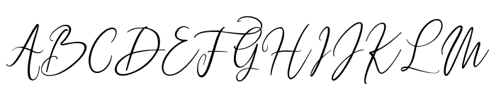 FadhillahSignature Font UPPERCASE