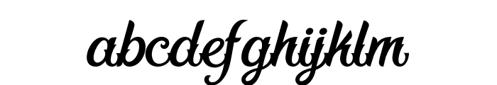 Fadli Script Font LOWERCASE