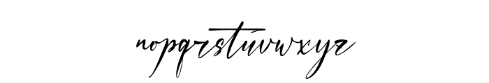 Faduga Elistonia Font LOWERCASE