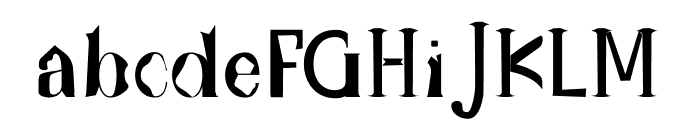 Fahed Font LOWERCASE