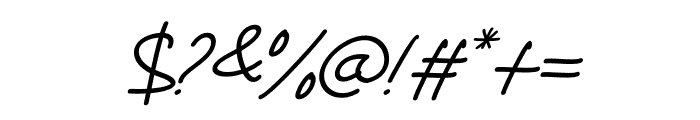 Fahira Italic Font OTHER CHARS