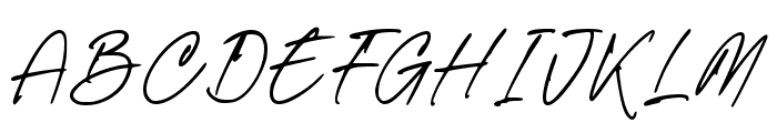 Fahrenheit Signature Font UPPERCASE