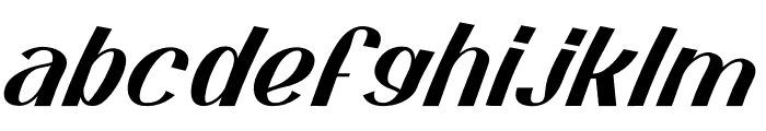 Faint Green Italic Font LOWERCASE