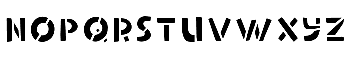 Faircraft Font - Filled Regular Font UPPERCASE