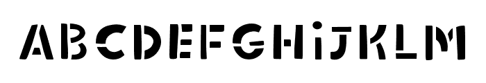 Faircraft Font - Filled Regular Font LOWERCASE