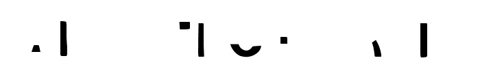 Faircraft Font - Version 3 Regular Font LOWERCASE