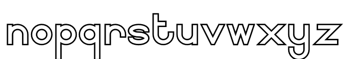 Fairry Eastern Serif Outline Font LOWERCASE
