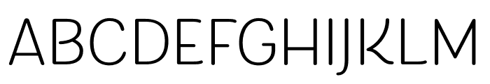 FairwaterSans-Regular Font UPPERCASE