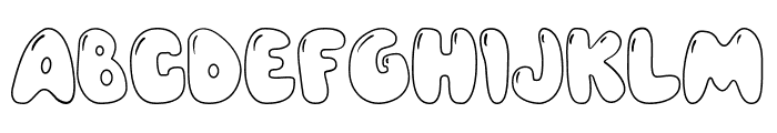 Fairy Bubble Font UPPERCASE