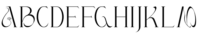 Fairy Flower Font UPPERCASE