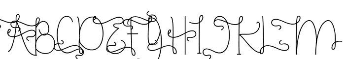 Fairy Style Font UPPERCASE