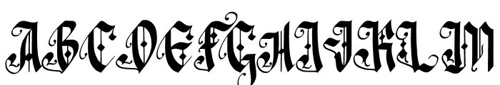 Fairy Tail Font UPPERCASE