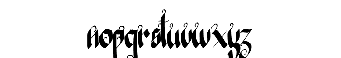 Fairy Tail Font LOWERCASE