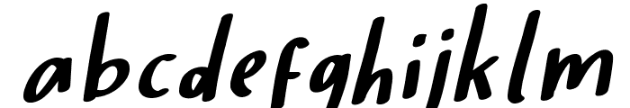 Fairy Tales Italic Font LOWERCASE