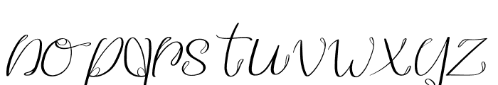 Fairy Telling Font LOWERCASE
