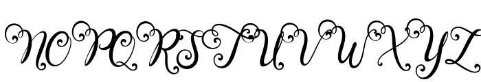 Fairytails regular Font UPPERCASE