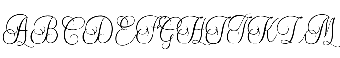 Fairytales Script Font Regular Font UPPERCASE