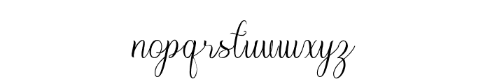 Fairytales Script Font Regular Font LOWERCASE