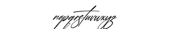 Faithfull Signature Italic Font LOWERCASE