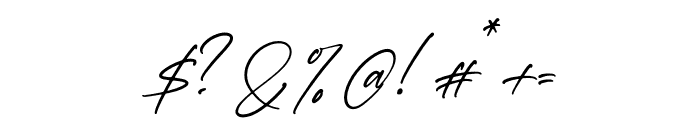Faithfull Signature Font OTHER CHARS