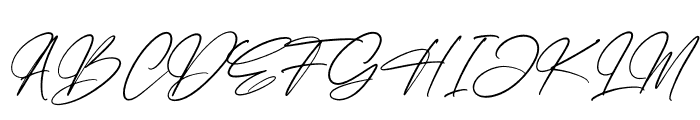 Faithfull Signature Font UPPERCASE