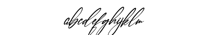 Faithfull Signature Font LOWERCASE
