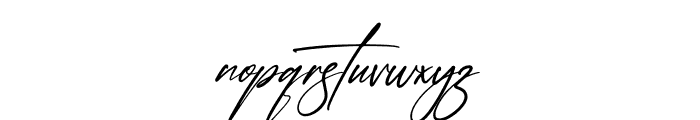 Faithfull Signature Font LOWERCASE
