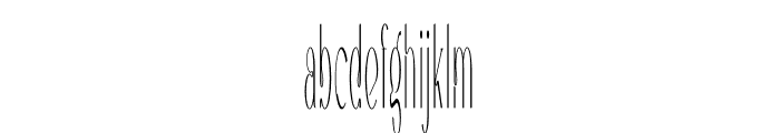 Fajra Font LOWERCASE