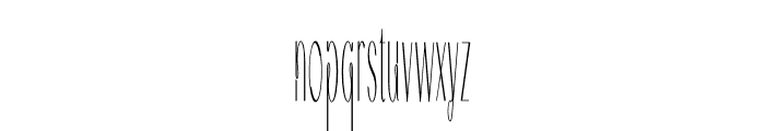 Fajra Font LOWERCASE