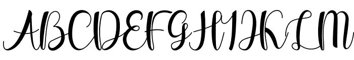 Falina Sweet Font UPPERCASE