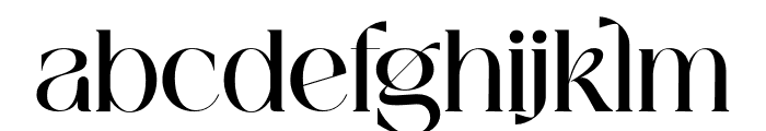 Falkon Font LOWERCASE