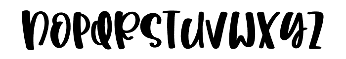 Fall Decoration Font LOWERCASE
