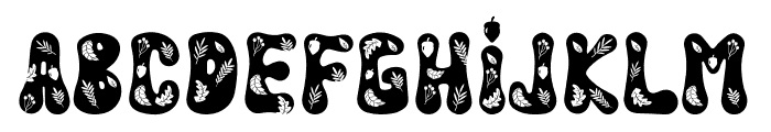 Fall Groovy Font UPPERCASE
