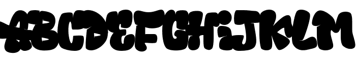 Fallaxe Graffiti Font UPPERCASE