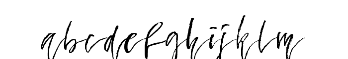 FallenAngel-Regular Font LOWERCASE