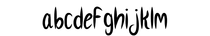 FallenLeaves-Regular Font LOWERCASE