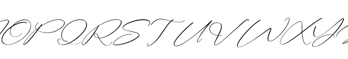 Fallesta Signatera Italic Font UPPERCASE