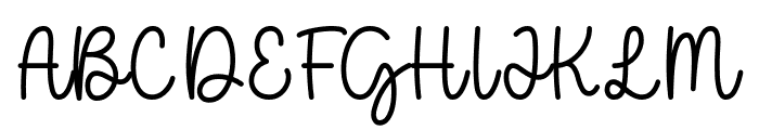 Fallin For You Script Font UPPERCASE