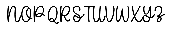 Fallin For You Script Font UPPERCASE