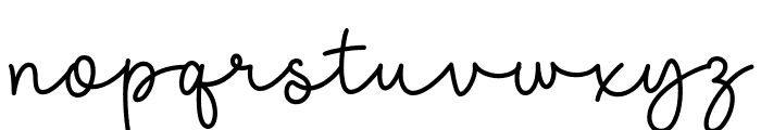 Fallin For You Script Font LOWERCASE