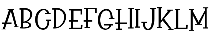 Falling Star Serif Font LOWERCASE