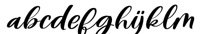 FallingInloveScript-Italic Font LOWERCASE