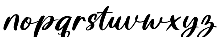 FallingInloveScript-Italic Font LOWERCASE